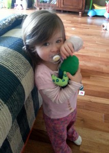 Lydia with Green Socktopus