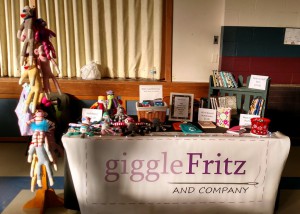 giggleFritz and Co. Booth - St. Ann's Holiday Gift Fair