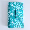 Portfolio Book 3x5in (Note-to-Self Mini) - Turquoise, White Damask - Image 4