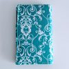 Portfolio Book 3x5in (Note-to-Self Mini) - Turquoise, White Damask - Image 3