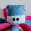 Socktopus Octopus Toy- White, Blue Pink Whales - Image 4