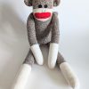 Brown Sock Monkey - Traditional Rockford Red Heel - Image 5
