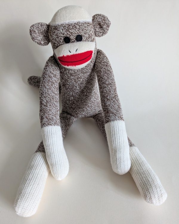Brown Sock Monkey - Traditional Rockford Red Heel