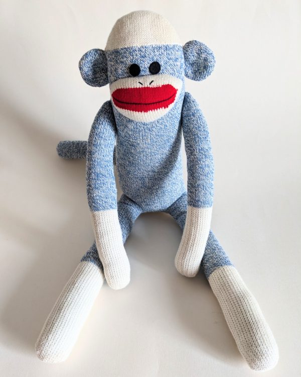 Blue Sock Monkey - Traditional Rockford Red Heel