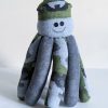 Socktopus Octopus Toy- Gray, Green and Gray Camo - Image 5
