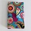 Portfolio Book 3x5in (Note-to-Self Mini) - Large Print Paisley on Blue - Image 2