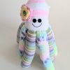 Socktopus Octopus Toy- Pastel Tie Dye and Stripes - Image 6